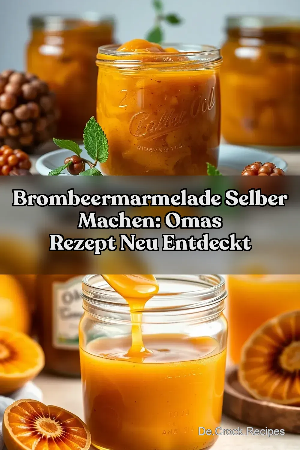 Omas Geheimnis: Brombeermarmelade einfach selbst gemacht! Omas Geheimnis: Brombeermarmelade einfach selbst gemacht!