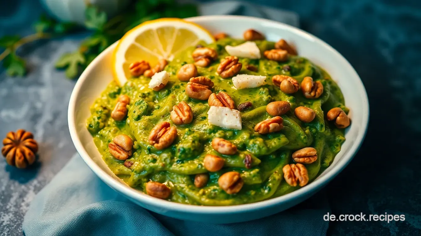 Köstliches Bärlauch-Walnuss-Pesto: Ein Frühlingsgenuss für jeden Tag Bärlauch-Walnuss-Pesto – Ein wohlschmeckendes Frühlingsvergnügen
