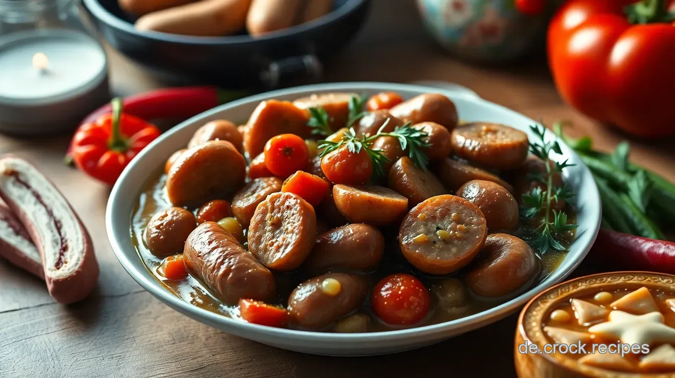 Köstliches Wurstgulasch – Mein Familienliebling für kalte Tage Köstliches Wurstgulasch mit Bratwurst & Paprika