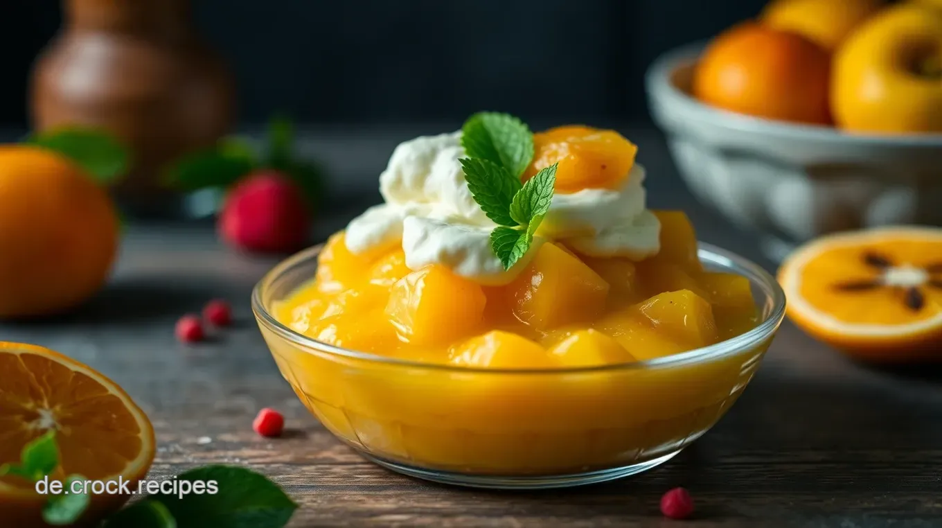 Pfirsich-Maracuja-Traum: Ein erfrischendes Sommerdessert das begeistert Pfirsich-Maracuja-Traum: Ein erfrischendes Sommerdessert