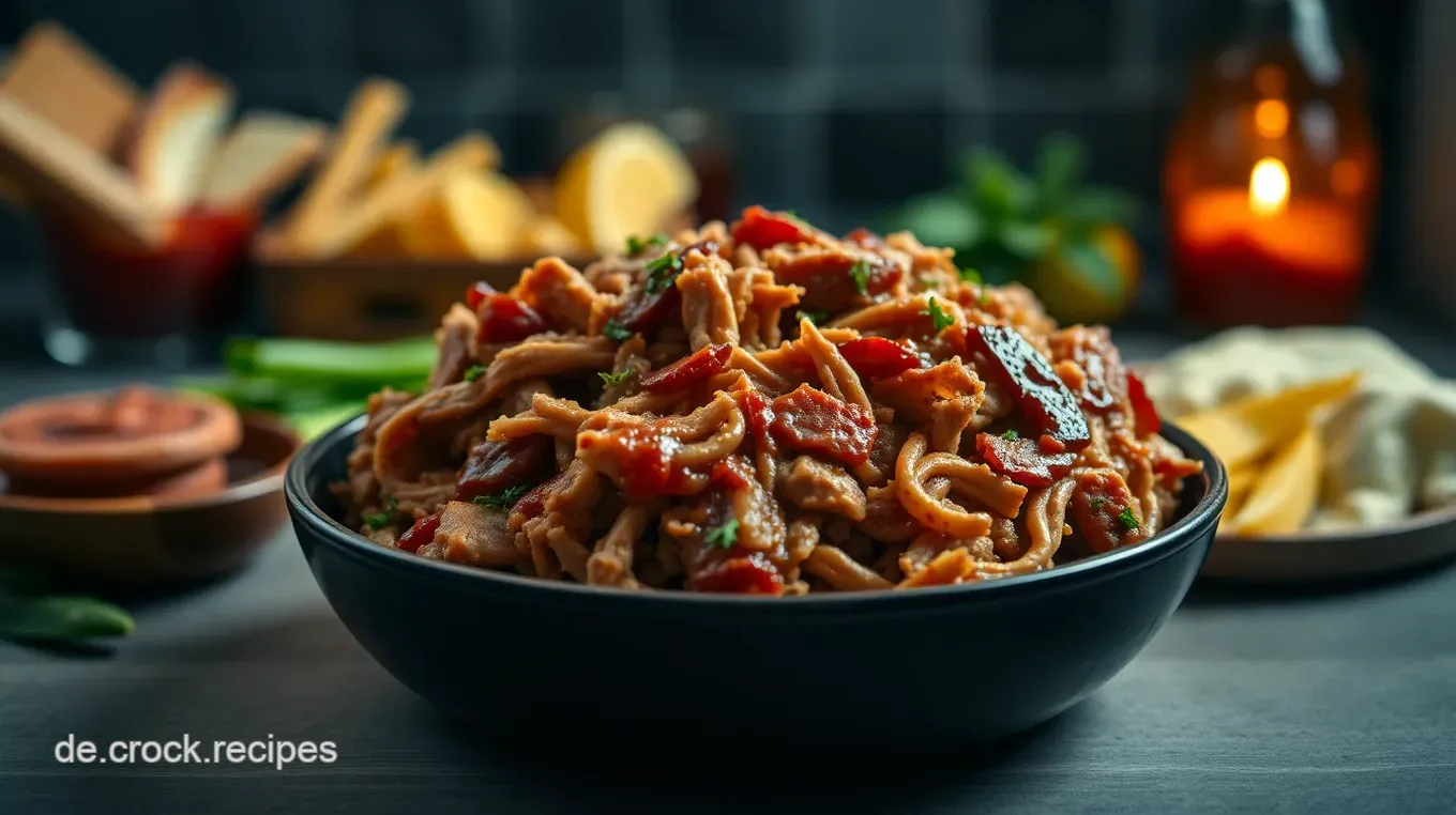 Zartes Pulled Pork Rezept mit hausgemachter BBQ-Sauce - Ein Klassiker Zartes Pulled Pork mit hausgemachter BBQ-Sauce