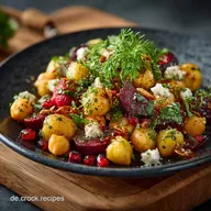 Der gesunde 5MinutenSalat KichererbsenFetaBlitz f&uuml;r den Feierabend
