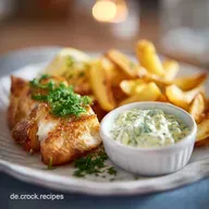 Airfryer Fisch Pommes mit Remoulade: Knusprig ohne &Ouml;l
