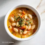 Albanische Wei&szlig;e Bohnensuppe: Herzhaft mit Rindfleisch f&uuml;r 5 Personen