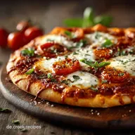 Authentische Pizza Margherita Das Geheimnis des luftigen 24h Teigs