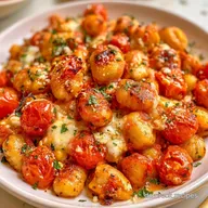 Baked Feta Gnocchi mit Kirschtomaten