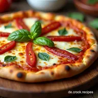 BlitzPizza Schnelles Abendessen Rezept PfannkuchenPizza