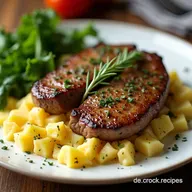 Blumenkohl Rezept Herzhafte Steaks mit Kr&auml;uterKnoblauch Kruste