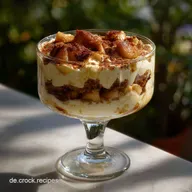 Bratapfel Tiramisu im Glas himmlisch cremig: Winter Dessert