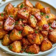Bratkartoffeln aus gekochten Kartoffeln mit Speck
