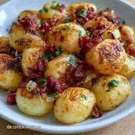 Bratkartoffeln Pfanne mit Speck