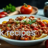 Cremige Hackfleisch-Paprika-Bolognese: Einfach & Lecker!