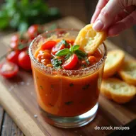 Der ultimative Bruschetta Dip Italienische Frische im Glas