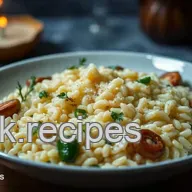 Cremiges Risotto mit Pilzen und Parmesan: Ein italienischer Genuss