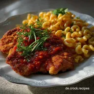DDR J&auml;gerschnitzel Mit Tomatensauce Und Makkaroni Original Rezept Aus