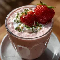 ErdbeerProteinShake Ohne Pulver: 14g Eiwei&szlig; Nat&uuml;rlich