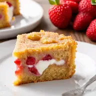 Erdbeer Rhabarber Kuchen mit Joghurt Omas Geheimrezept