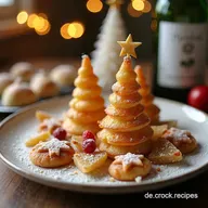 Weihnachtszauber Basteln mit Kindern Weihnachten Essbare B&auml;ume