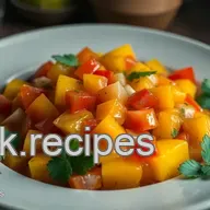 Fruchtige Salsa Mango: Einfache, Erfrischende Begleitung f&uuml;r Tacos!