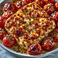 Gebackener Schafsk&auml;se mit Tomaten und Honig