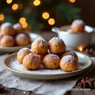 Weihnachten basteln Glitzer Pralinenkugeln zum Vernaschen