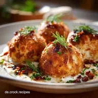 Apfelballen: Das Original Rezept mit Hefeteig au&szlig;en knusprig