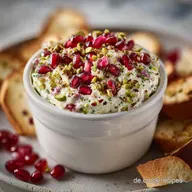 Granatapfel-Pistazien-Feta-Dip