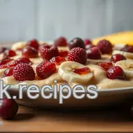Grie&szlig;brei mit Kirschen: Zuckers&uuml;&szlig;, aber ohne! Omas Rezept, neu gedacht