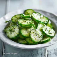 Gurkensalat Rezept Mit Essig Und &Ouml;l f&uuml;r 4 Portionen