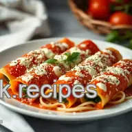 Herzhafte Cannelloni mit Ricotta und Spinat - Ein italienischer Klassiker