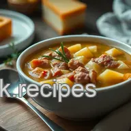 Herzhafte Hack K&auml;se Lauch Suppe: Die perfekte Wohlf&uuml;hlsuppe f&uuml;r kalte Tage
