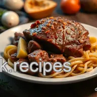 Herzhafter Hackbraten mit Zwiebel-Petersilienkruste - Ein Klassiker!