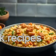 Orientalischer Couscous-Topf mit H&auml;hnchen: Einfach & Herzhaft!