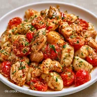 Schupfnudel Auflauf mit H&auml;hnchen