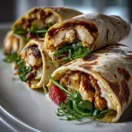 K&auml;se Knoblauch H&auml;hnchen Wraps: Cremig & Schnell