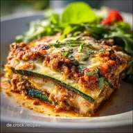 Keto Zucchini Lasagne mit Hackfleisch