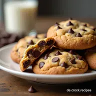 Das beste American Cookies Rezept schnell Weiche Schoko Cookies chewy saftig