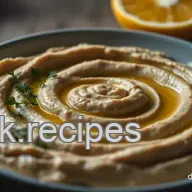 Klassisches Hummus Rezept: Cremiger Kichererbsen-Dip mit Zitrone