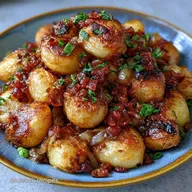 Knusprige Bratkartoffeln mit Speck