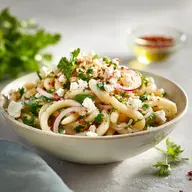 Kritharaki Salat: Der beste Griechische Nudelsalat