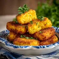 Ein herzhafter Klassiker als Original-Rezept aus der DDR: Kartoffelkroketten mit K&auml;se