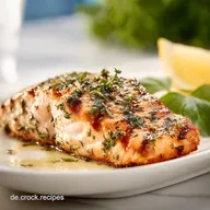 Lachs auf dem Grill: Gegrillter Lachs mit Kr&auml;utern