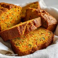 Fluffiges Low Carb Karottenbrot f&uuml;r 12 Portionen