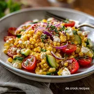 Maissalat mit Feta f&uuml;r 4 Portionen