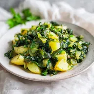 Mangold mit Kartoffeln: Kroatisches Rezept in 35 Minuten
