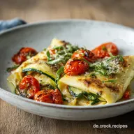 Maultaschen mit Zucchini und Tomaten