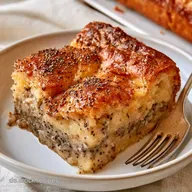 Mohnkuchen mit Hefeteig f&uuml;r 12 Portionen