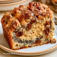 Mohnkuchen mit Streuseln f&uuml;r 12 St&uuml;cke