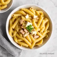 Omas Einfacher Nudelauflauf mit Schinken K&auml;se So Lecker