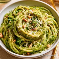 Pasta mit Brokkolipesto in 20 Minuten